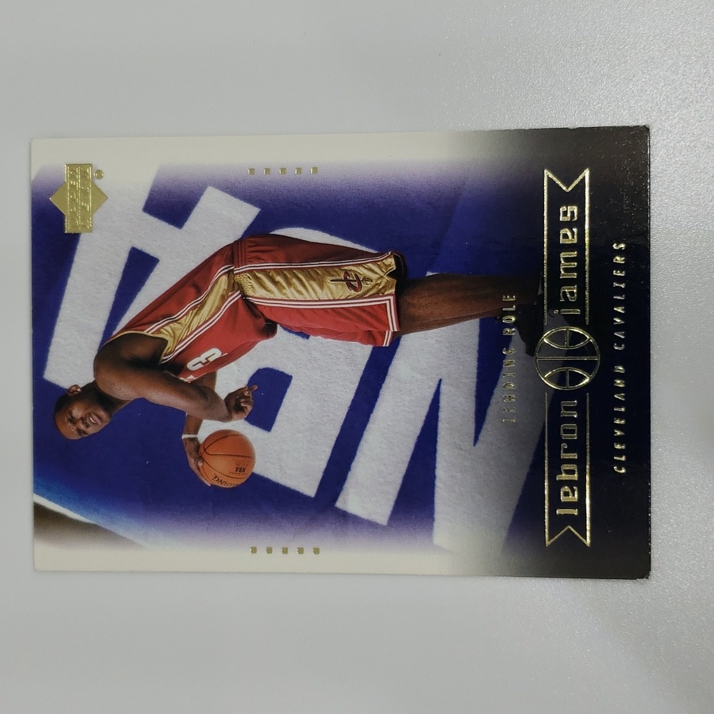 LeBron James trading card 2003